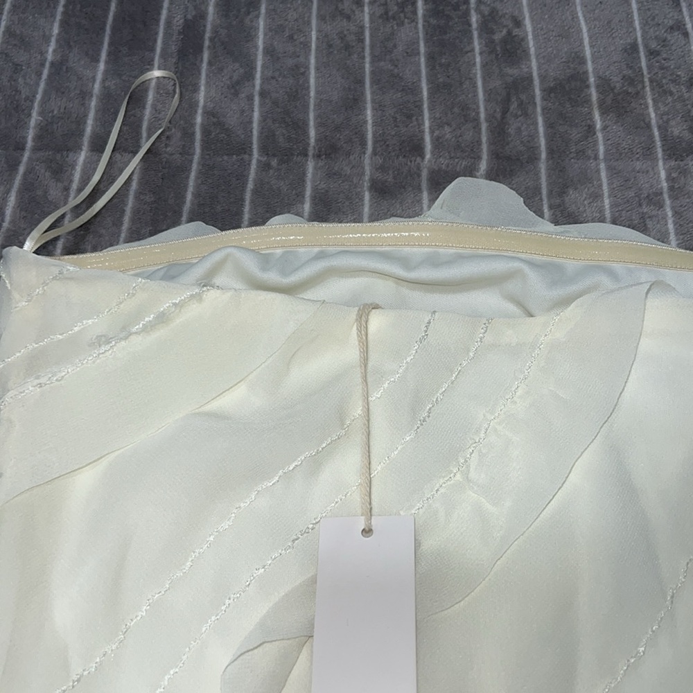 NWT Strapless Maxi Ruffle Dress - Picture 5 of 6